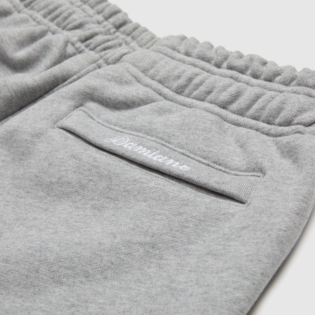 Light heather gray sweatpants joggers high quality cotton luxury streetwear Damiano clothing men’s style fashion
