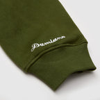 Dark forest green hoodie sweatshirt sweats high quality cotton luxury streetwear men’s style fashion Damiano clothing