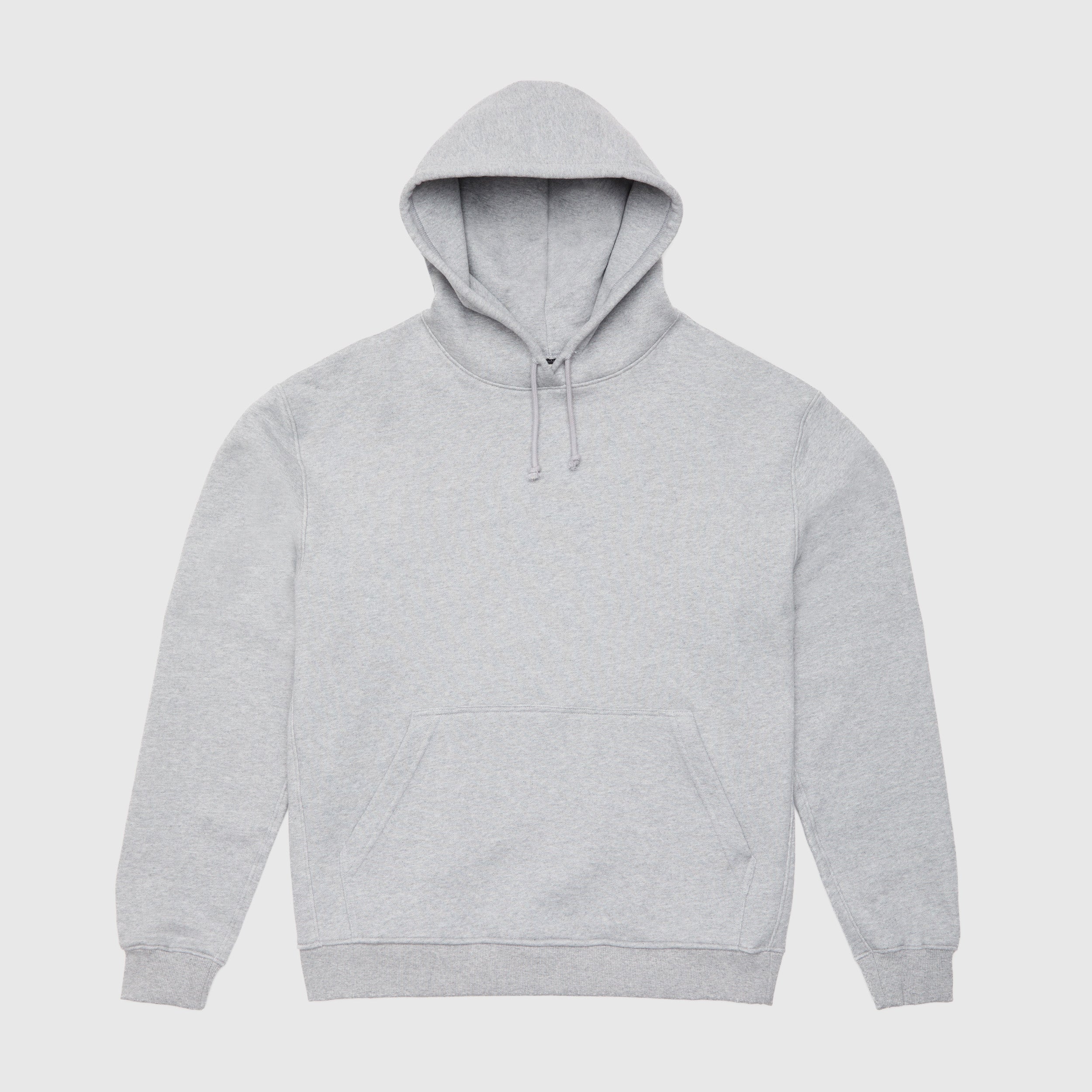 Light heather gray hoodie sweatshirt sweats high quality cotton luxury streetwear Damiano clothing men’s style fashion