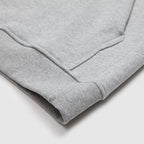 Light heather gray hoodie sweatshirt sweats high quality cotton luxury streetwear Damiano clothing men’s style fashion