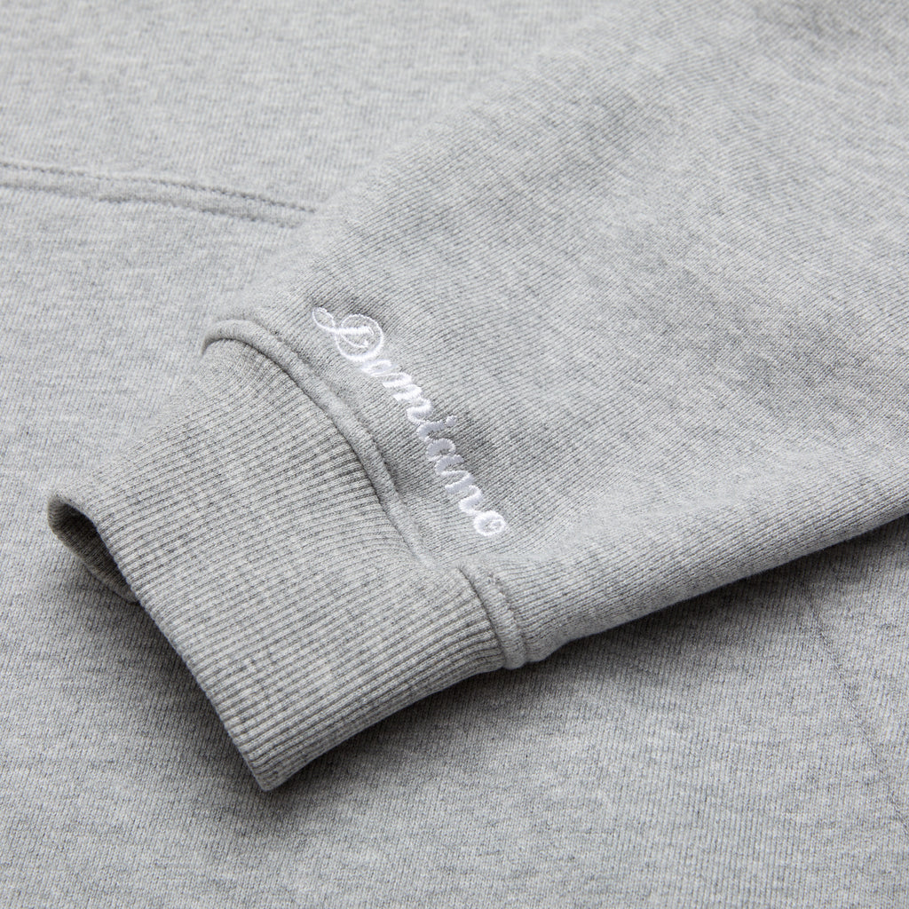 Light heather gray hoodie sweatshirt sweats high quality cotton luxury streetwear Damiano clothing men’s style fashion