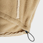 camel tan sherpa hooded jacket fleece damiano clothing streetwear hiking luxury high quality new york city nyc