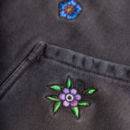 Gray sweatpants hoodie floral embroidery damiano clothing luxury streetwear high quality