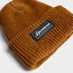 brown knit beanie damiano clothing luxury streetwear high quality new york city nyc