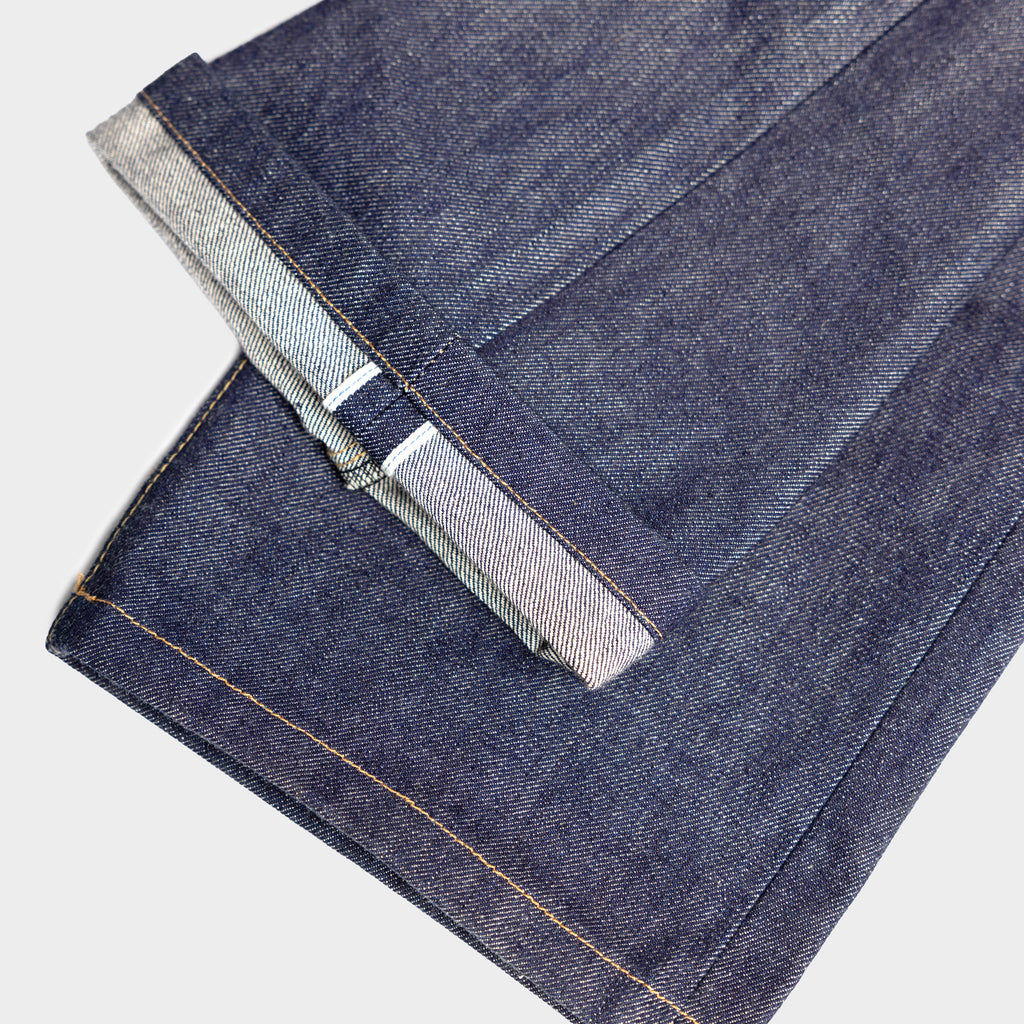 japanese selvedge denim jeans high quality men’s fashion style damiano clothing indigo luxury streetwear new york city cuffed